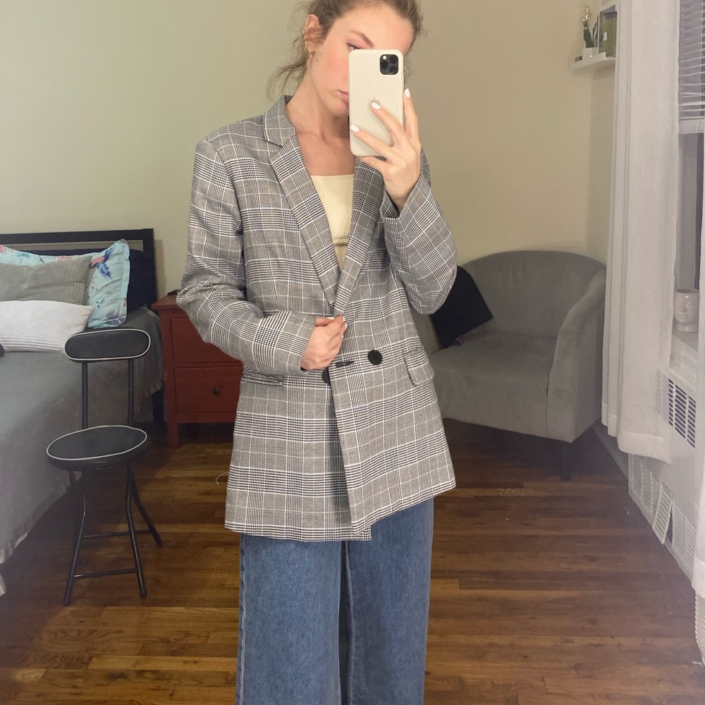 Gray Blazer